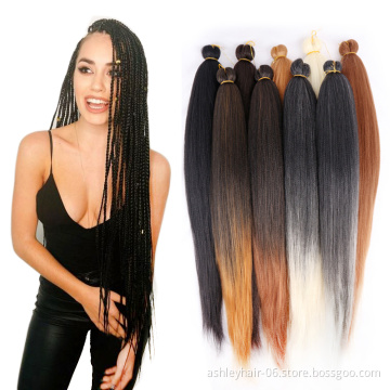 26 Inch 90G Natural Looking End Ultra Light Japanese Kanekalon Synthetic Fiber Easy Hair Pre stretched Braid Hair